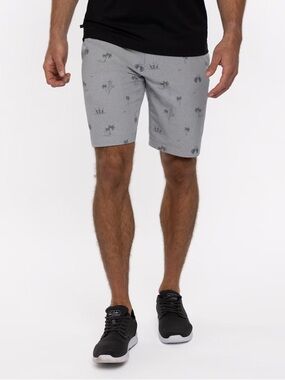 TRAVIS MATHEW MENS New Size 38 STRAIGHT SHOT SHORT - HEATHER SLEET